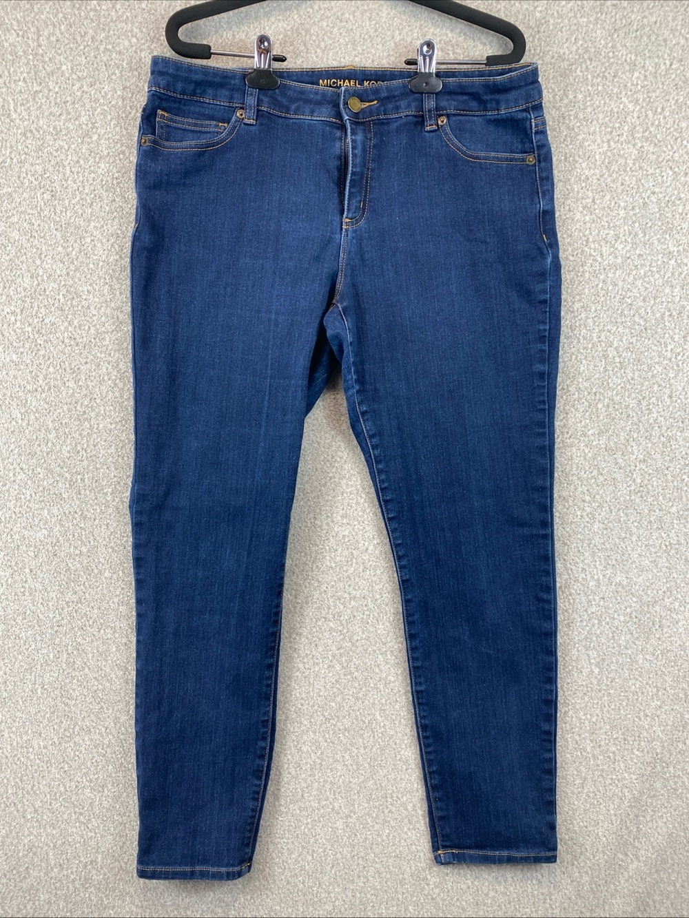Michael Kors Skinny Jeans Dark Wash Jeans Womens Size 10 Stretchy mid rise